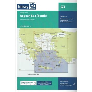 Imray G3 Aegean Sea (South) Passage Chart
