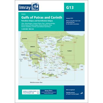 Imray Chart G13: Gulfs of Patras and Corinth