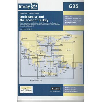 Imray Chart G35: Dodecanese and the Coast of Turkey