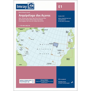 Imray Chart E1: Arquipelago dos Acores
