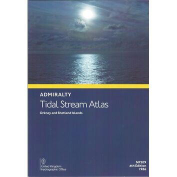 Admiralty NP209 Tidal Stream Atlas: Orkney & Shetland Islands