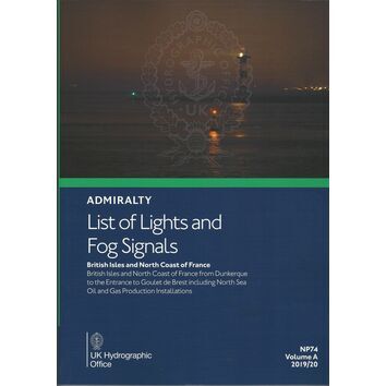 Admiralty NP74 List of Lights & Fog Signals (Volume A)