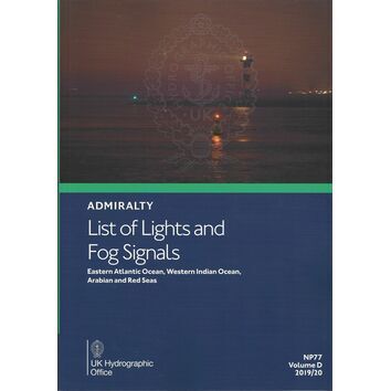 Admiralty NP77 List of Lights & Fog Signals (Volume D)