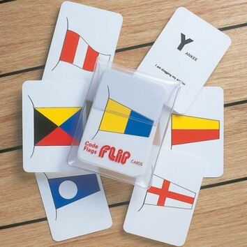 International Code Flags Marine Flip Cards - Navigation Aids