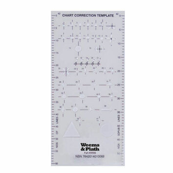 Weems & Plath 9998 Nautical Chart Correction Template