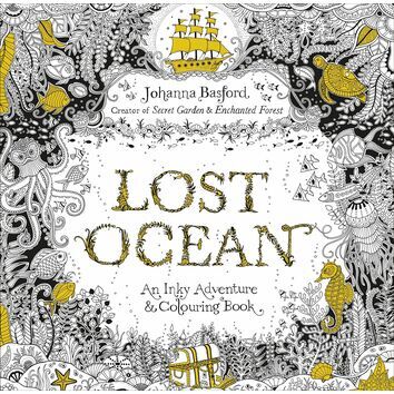 Lost Ocean: An Inky Adventure and Colouring Book