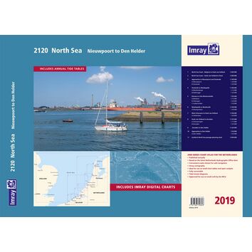 Imray 2120 North Sea – Nieuwpoort to Den Helder Chart Atlas