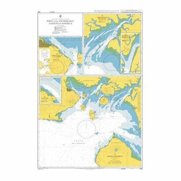 1961 Ports and Anchorages in Golfo de Fonseca Admiralty Chart
