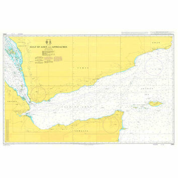 2964 Gulf of Aden and Approaches Admiralty Chart