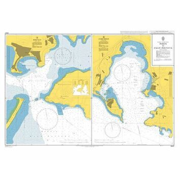 3047 Ports in Zaliv Pos'yeta Admiralty Chart