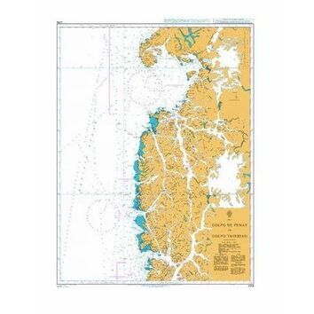 4258 Golfo de Penas to Golfo Trinidad Admiralty Chart