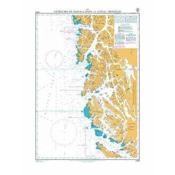 4259 Estrecho de Magallanes to Canal Trinidad Admiralty Chart