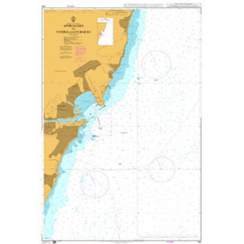 599 Approaches to Vitoria and Tubarao Admiralty Chart