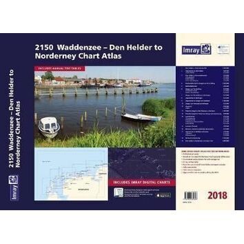 Imray 2150 Waddenzee - Den Helder to Norderney Chart Atlas