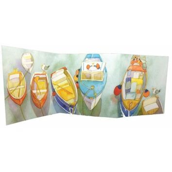 Emma Ball Moored and Ready Two-Fold Greetings Card