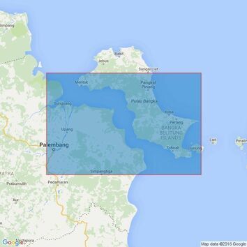 3471 Indonesia, Sumatera - East Coast, Selat Bangka and Approaches to Sungai Palembang and Pangkalbalam Admiralty Chart