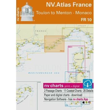 NV Atlas France FR10: Toulon to Menton - Monaco