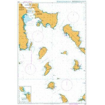 1038 Steno Sifnou to Steno Kafirea Admiralty Chart
