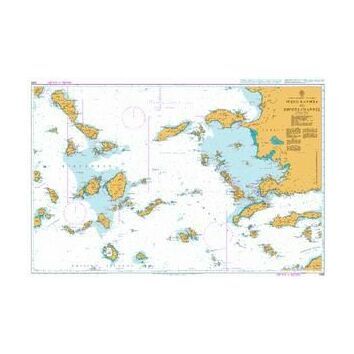 1095 Steno Kafirea to Rhodes Channel Admiralty Chart