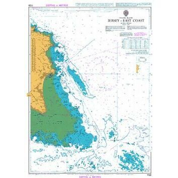1138 Jersey - East Coast Admiralty Chart
