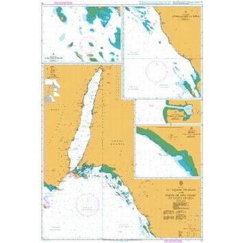 12 El `Aqaba to Duba and Ports on the Coast of Saudi Arabia Admiralty Chart