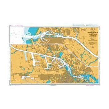 124 Noordzeekanaal, inc. Ijmuiden, Zaandam & Admiralty Chart