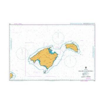 1703 Mallorca and Menorca Admiralty Chart