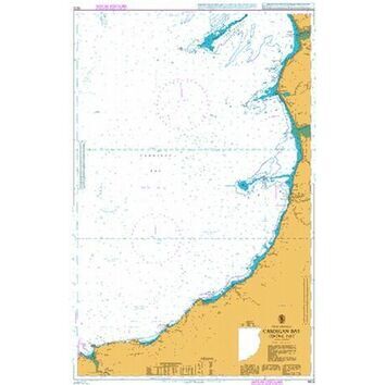 1972 Cardigan Bay - Central Part Admiralty Chart