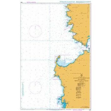 1985 Ajaccio to Oristano inc. Bonifacio Strait Admiralty Chart