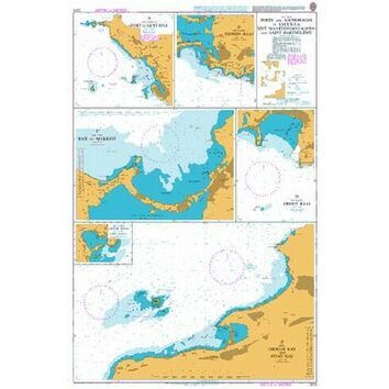 2079 Ports and Anchorages in Anquilla, St Martin Admiralty Chart