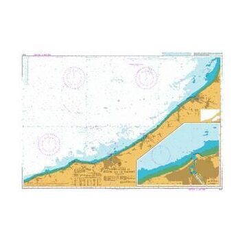 2148 Approaches to Fercamp and Dieppe Admiralty Chart