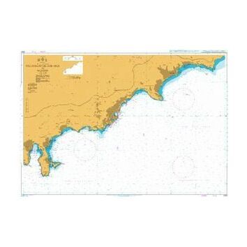 2245 Villefranche - Sur - Mer to Menton Admiralty Chart