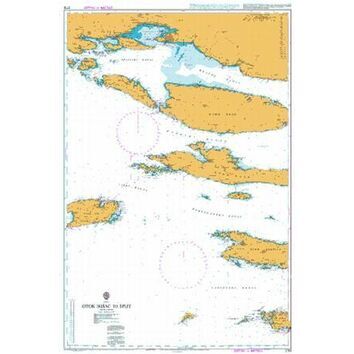 2712 Otok Susac to Split Admiralty Chart