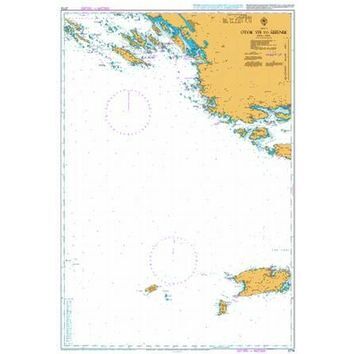 2774 Otok Vis to Sibenik Admiralty Chart