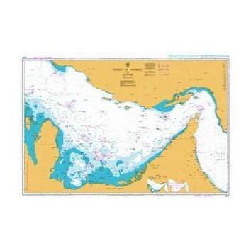 2837 Strait of Hormuz to Qatar Admiralty Chart