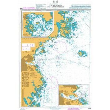 2846 Baltic Sea. Sweden - Oskarshamn and Approaches Admiralty Chart