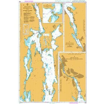845 Sweden, East Coast Stockholms Skargart, Soderalje and Approaches Admiralty Chart