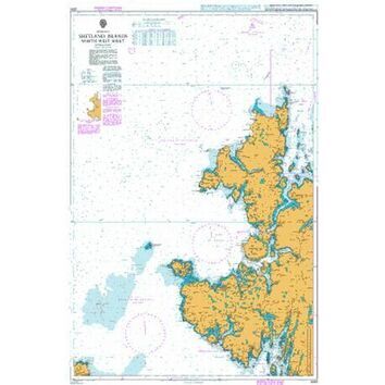 3281 Shetland Islands North West Sheet Admiralty Chart