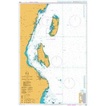 3310 Mafia Island to Pemba Island Admiralty Chart
