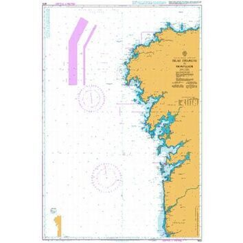 3633 Islas Sisargas to Montedor Admiralty Chart