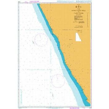 4133 Namibia, Sand Table Hill to Cape Cross Admiralty Chart