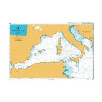 4301 Mediterranean Sea - Western Part Admiralty Chart