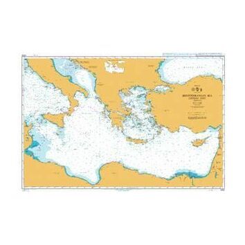 4302 Mediterranean Sea - Eastern Part Admiralty Chart