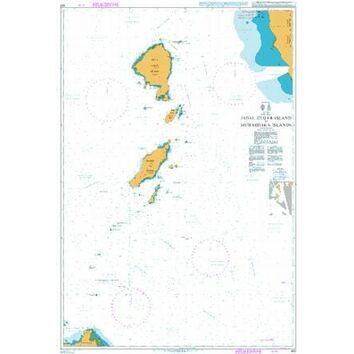 453 Jabal Zuqar Island to Muhabbaka Islands Admiralty Chart