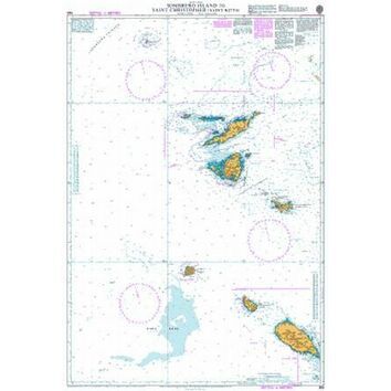 583 Sombrero Island to Saint Christopher Admiralty Chart