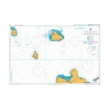 585 Nevis and Antigua to Northern Guadeloupe Admiralty Chart