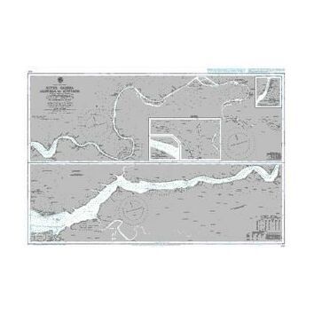 609 River Gambia Albreda to Kuntaur Admiralty Chart