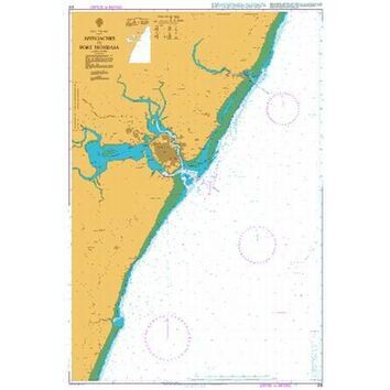 616 Approaches to Port Mombasa Admiralty Chart
