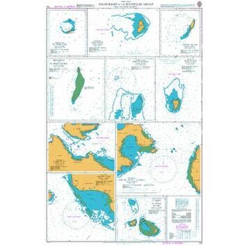 724 Anchorages in the Seychelles Group and Outlying Islands Admiralty Chart