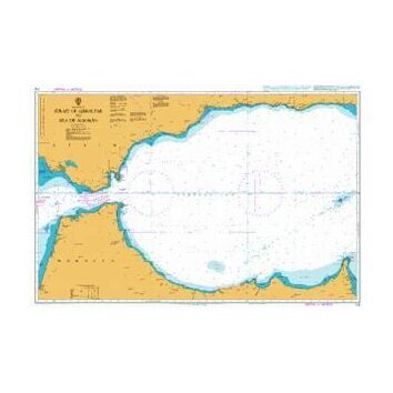 773 Strait of Gibraltar to Isla de Alboran Admiralty Chart